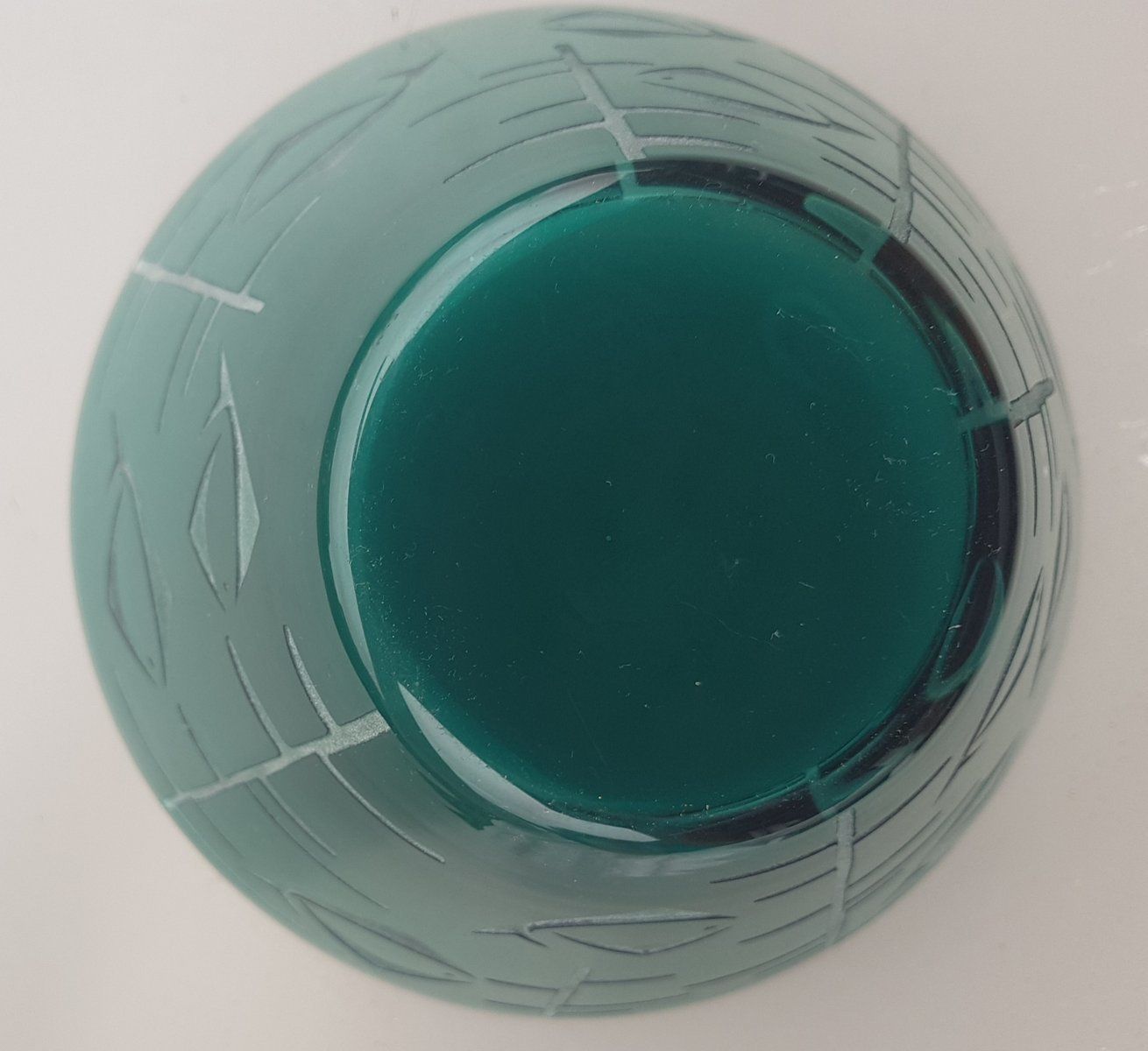 Hand Crafted German Crystal Bowl From Rosenthal, 1950s photo for sale