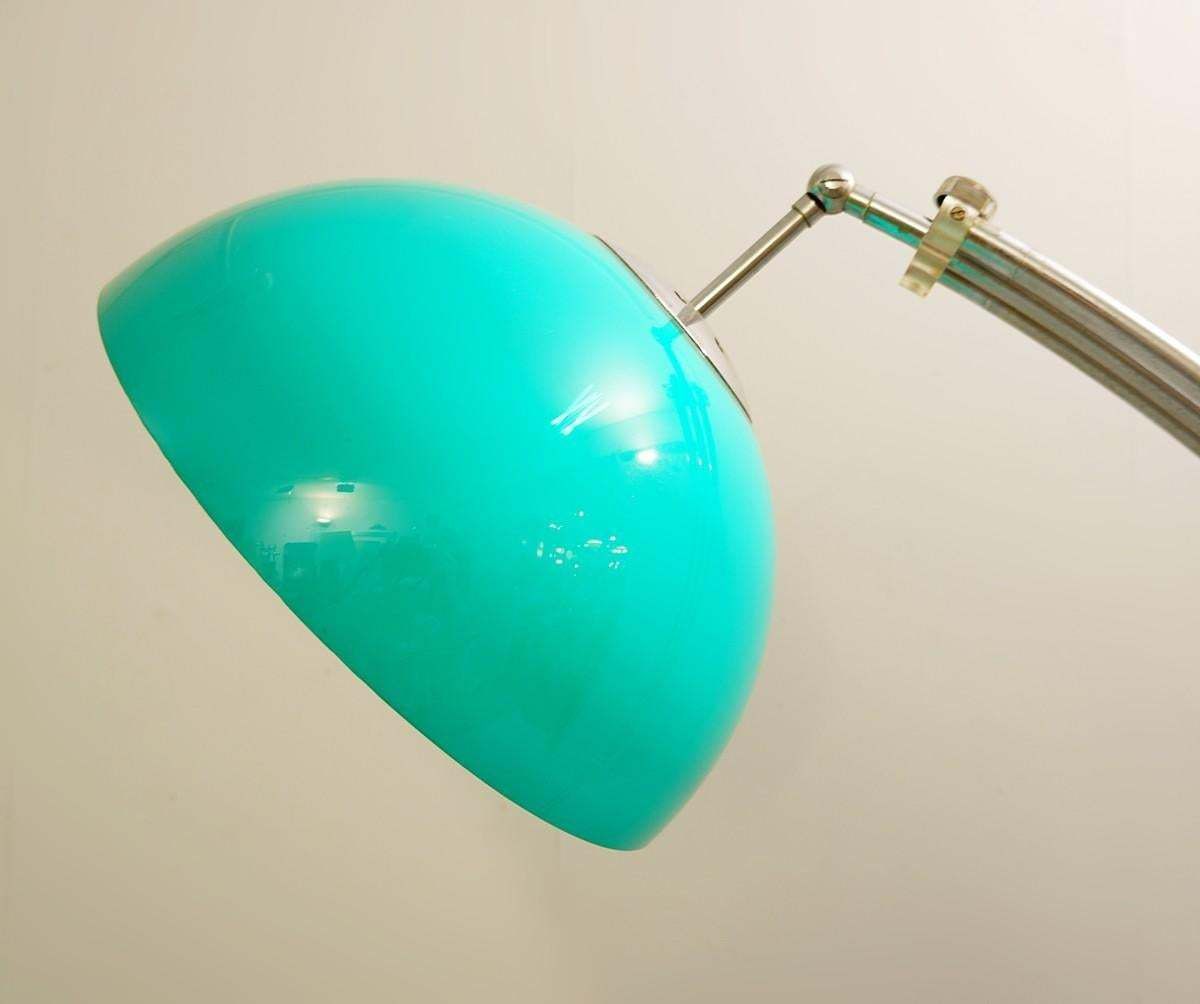 Floor Lamp Adjustable Arc By Harvey Guzzini For Meblo, 1970s photo for sale