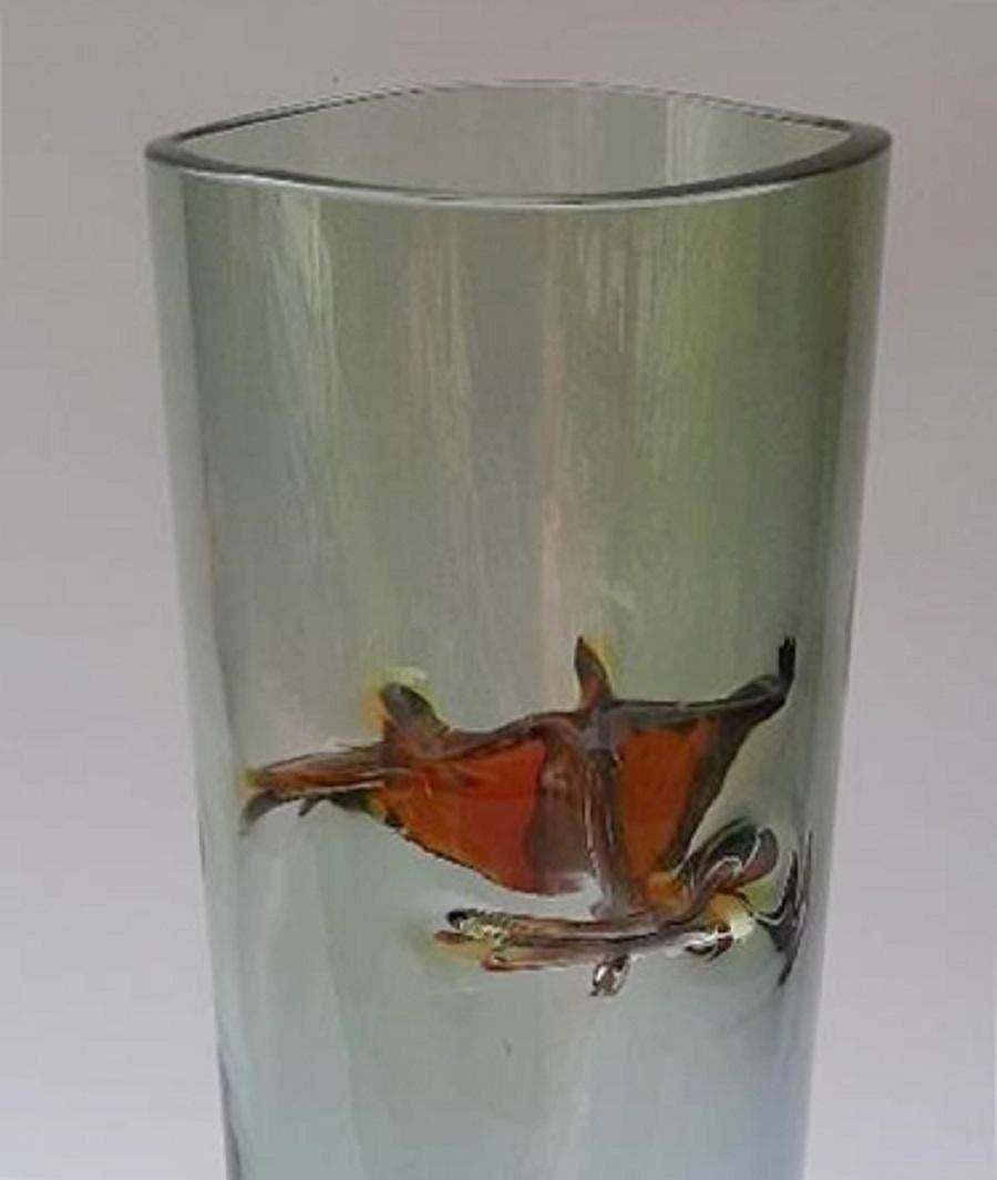 Murano Glass Membrane Vase By Toni Zuccheri For Ve Art photo for sale