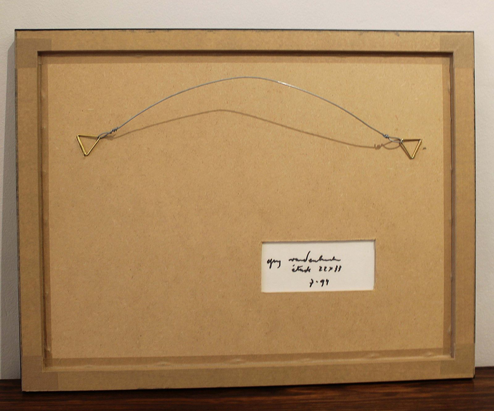 Water Painting By Guy Vandenbranden, Belgium, 1994 photo for sale