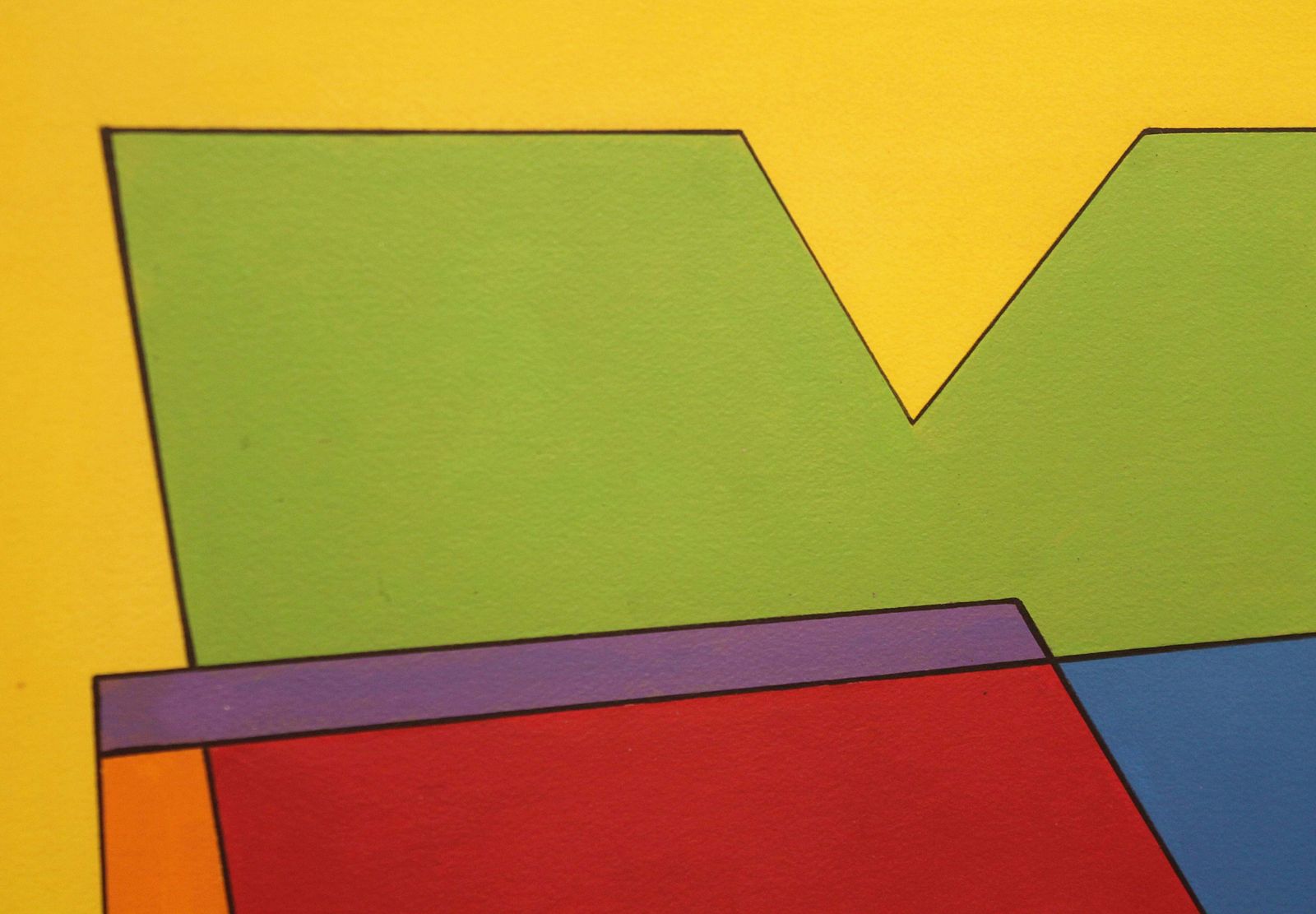 Water Painting By Guy Vandenbranden, Belgium, 1994 photo for sale