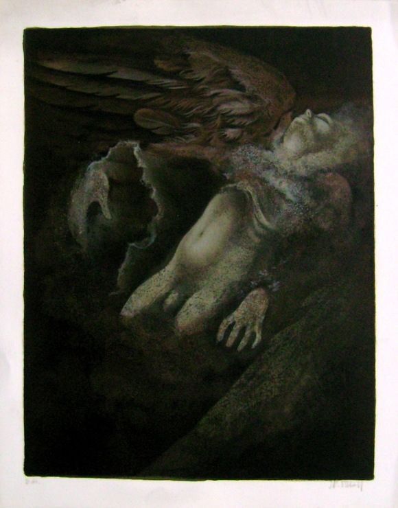 Stholl Jean Pierre   Lithograph   Beauty And The Beast