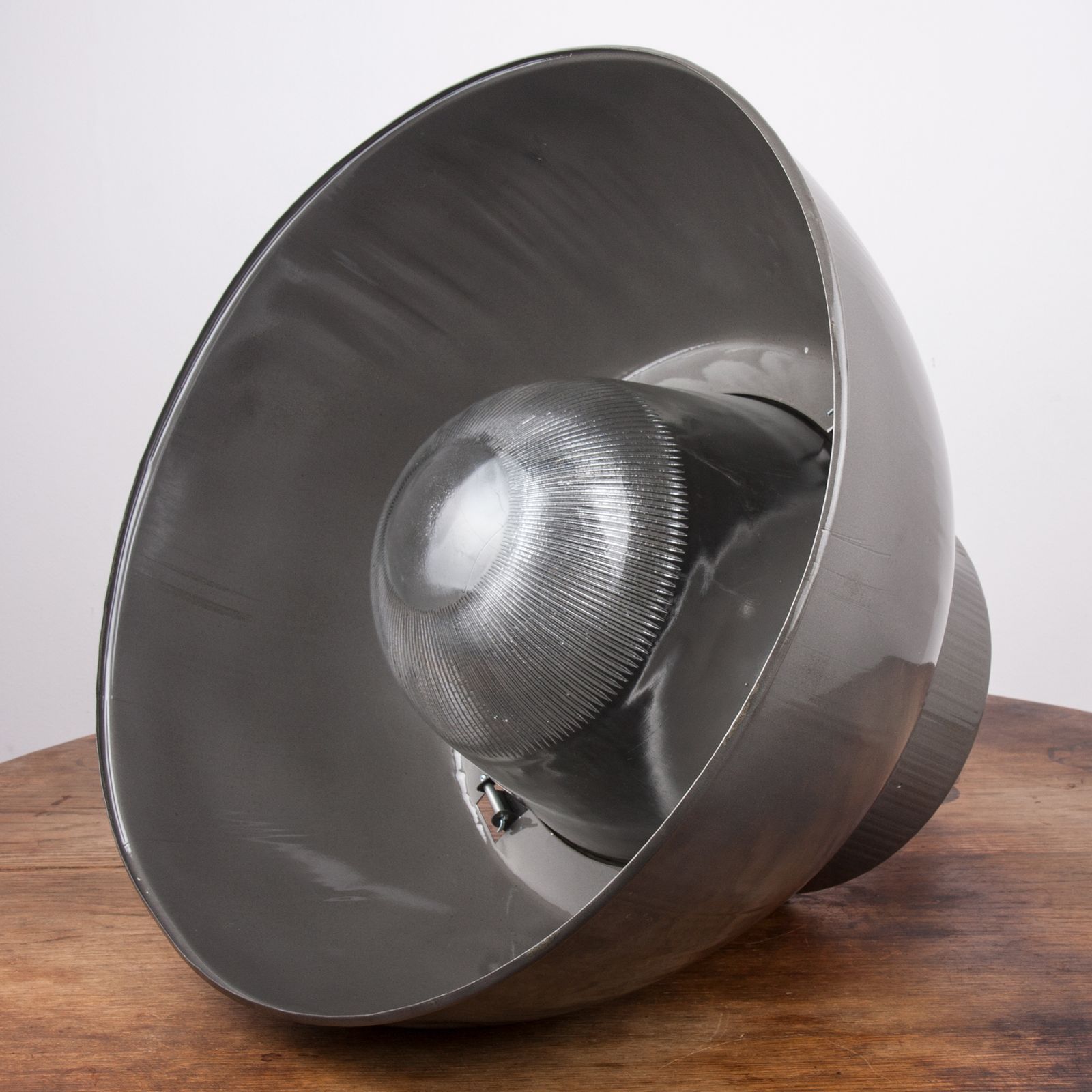 Original Industrial Lamp From Poland, Factory Pendant Light In Raw Finish photo furniture