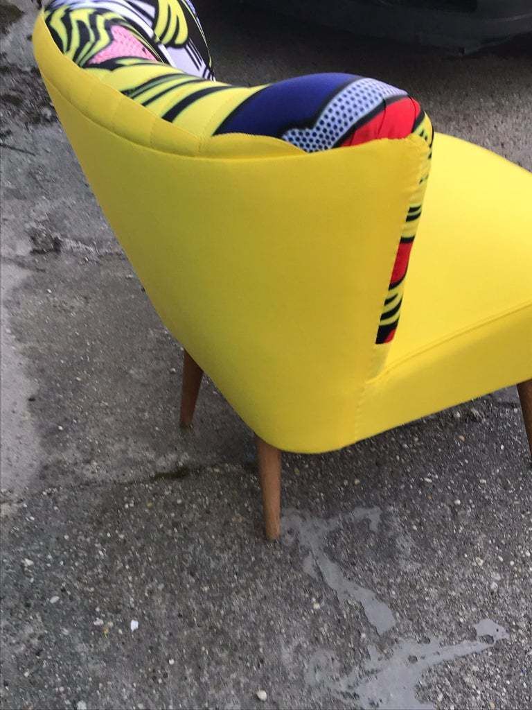 Cocktailfauteuil uit de jaren 1950 met foto van Marilyn Monroe photo 700.0