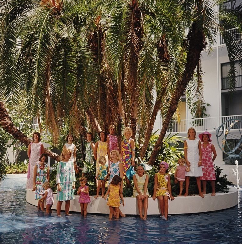 Slim Aarons 'Young Society' C Type Print Framed In Perspex