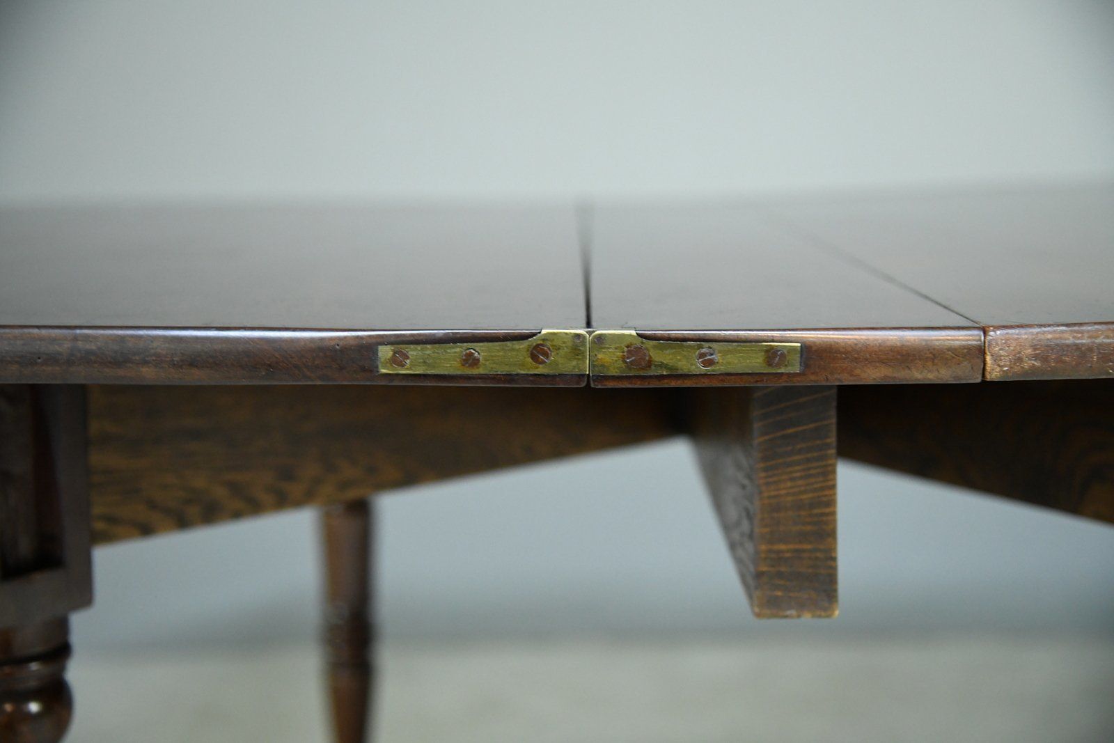 photo for sale Antique Georgian Concertina Mahogany Dining Table.
