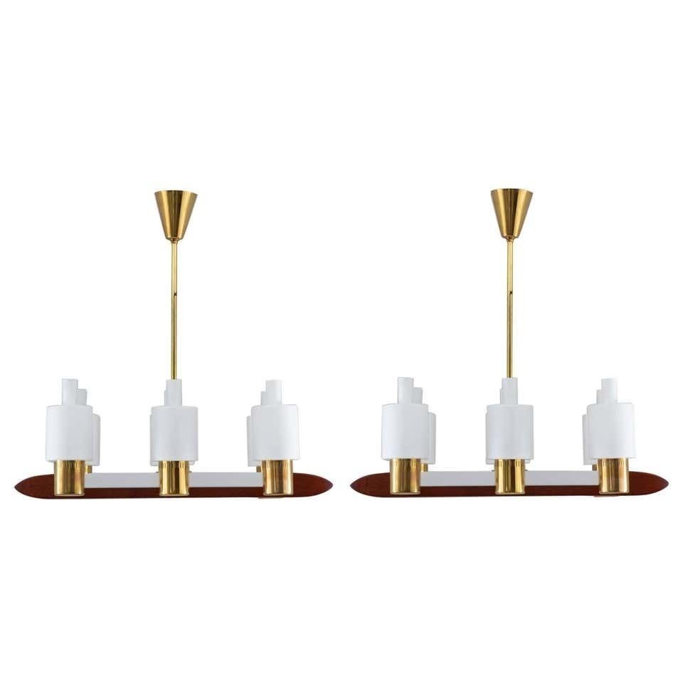 Midcentury Ceiling Lamps By Jo Hammerborg For Fog & Mørup, Denmark