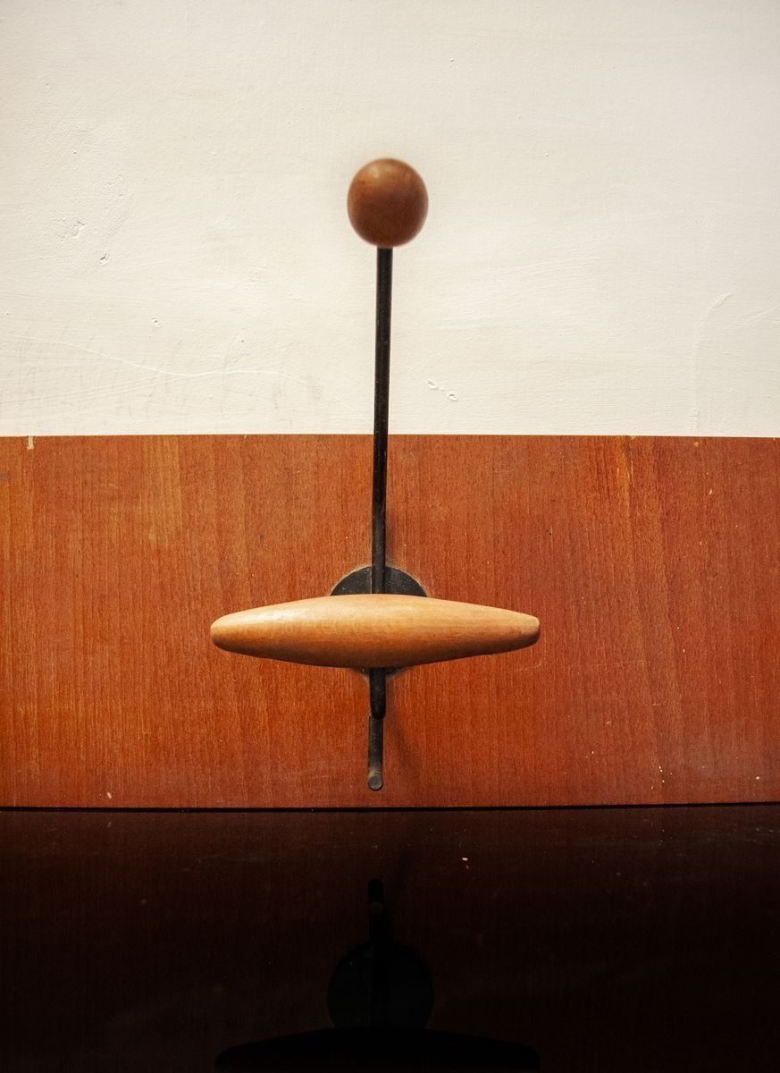Italian Curved Plywood Coat Rack From Fratelli Reguitti, 1950s photo 594.88
