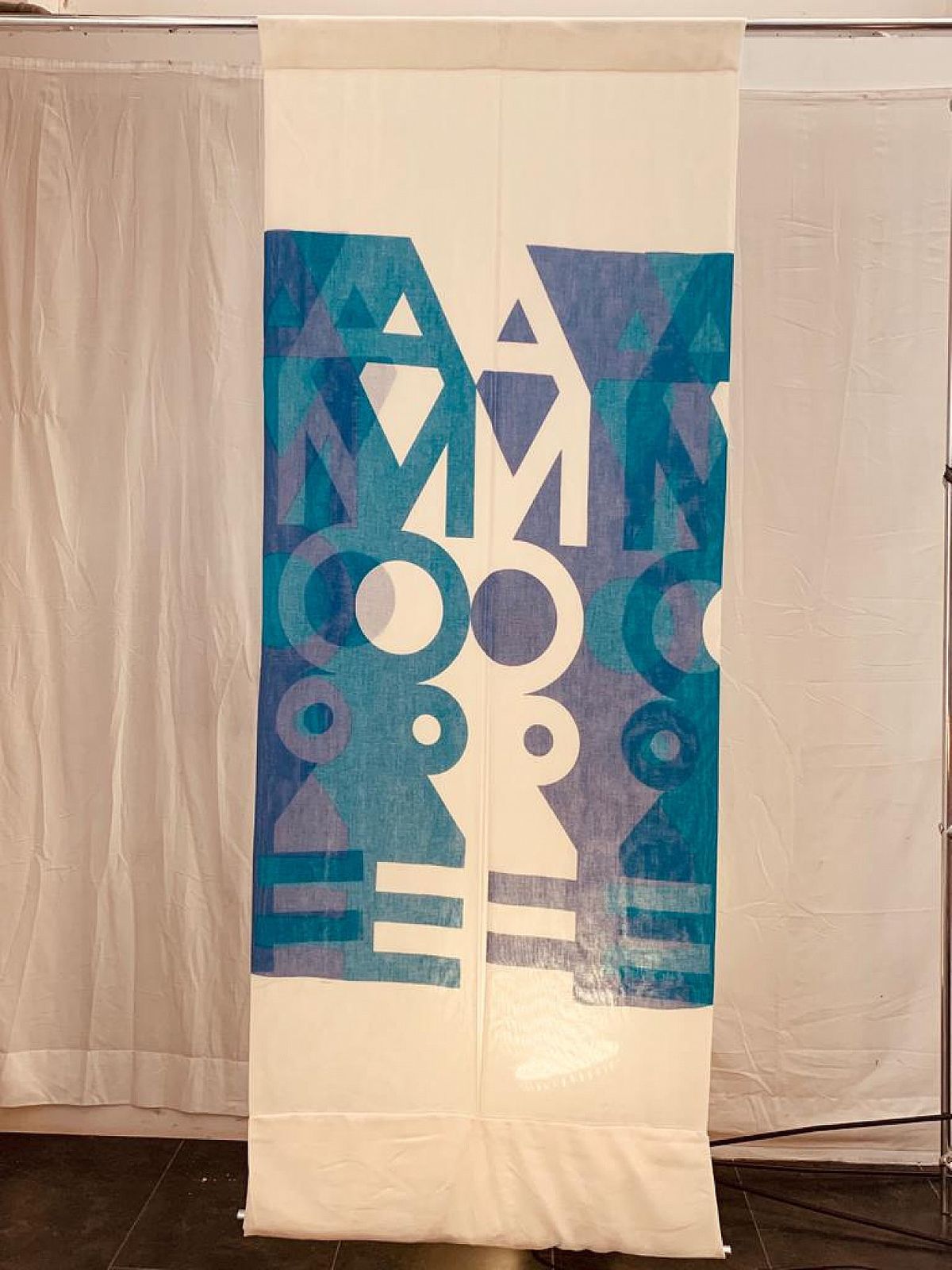 Curtain Amore With Graphics Of Pino Tovaglia