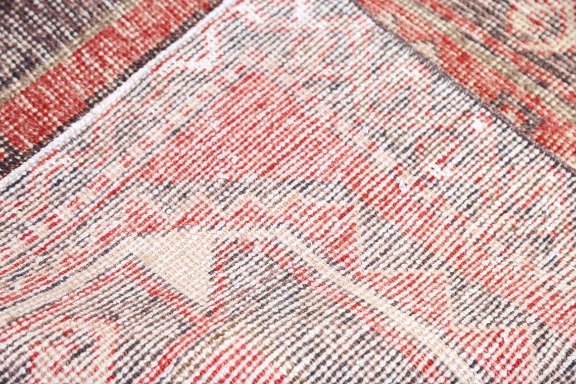 photo for sale 98x330 Cm Turkish Runner, Vintage Runner, Oushak Runner, Turkish Rug, Runner Rug, Vintage Rug, Faded Red, Rug Runner, Bohemian, Distressed