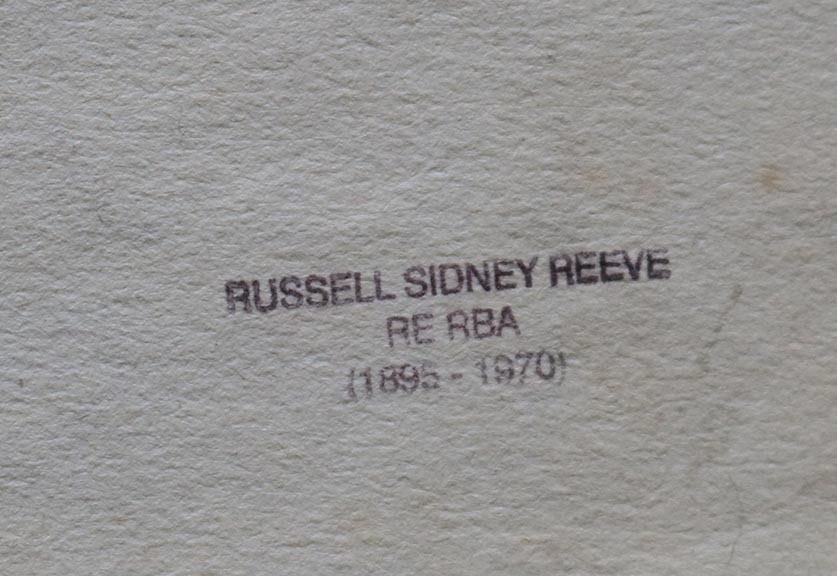 Russell Sidney Reeve (1895–1970): Original Drawing Entitled “Horse Show, Olympia” Depicting Soldiers At Rest, 1938 photo 90.0