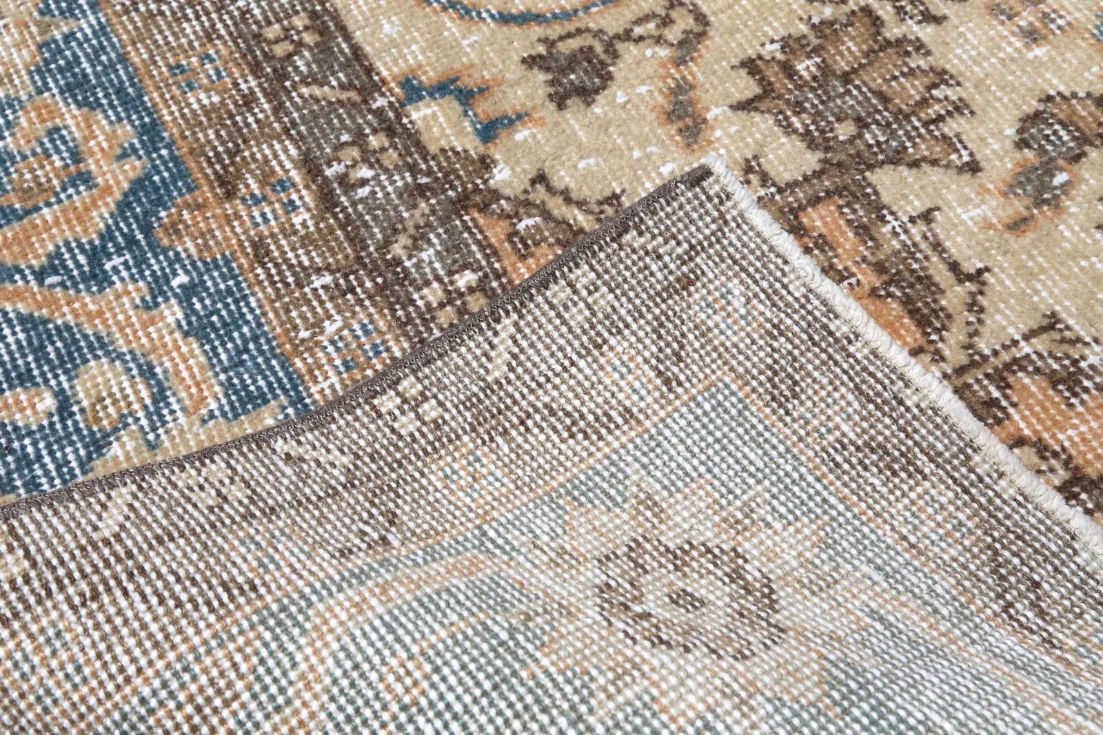 photo furniture Mediterranean Area Rug, Handmade Rug, Faded Orange Oushak Rug, Anatolian Turkish Rug, Vintage Boho Chic Luxury Natural, Organic
