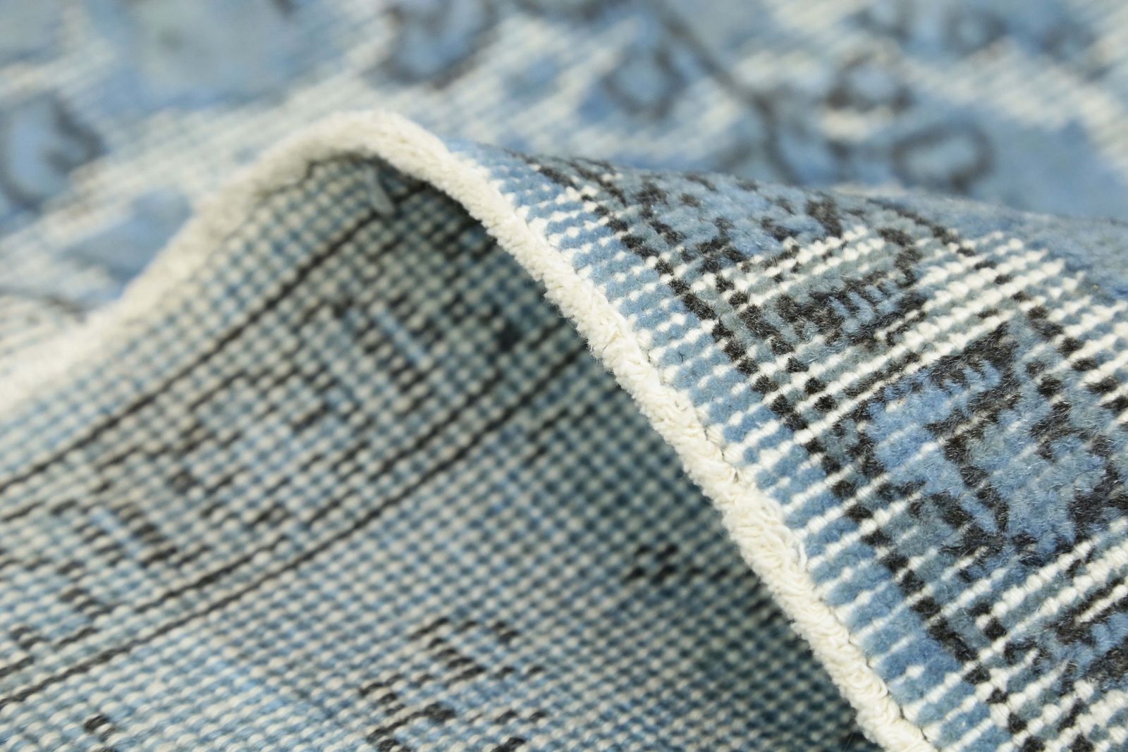 photo for sale Distressed, Carved Turkish Rug, Vintage Rug, Blue, Area Rug, Farmhouse Decor, Modern, Home Decor