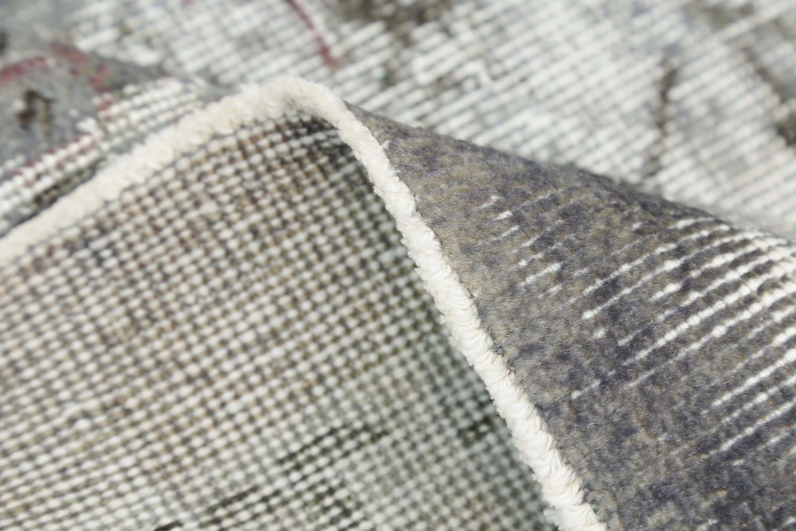 photo for sale Handmade Turkish Rug, Gray Anatolian Rug, Oushak Rug, Grey Area Rug, Carved Wool Rug, Natural