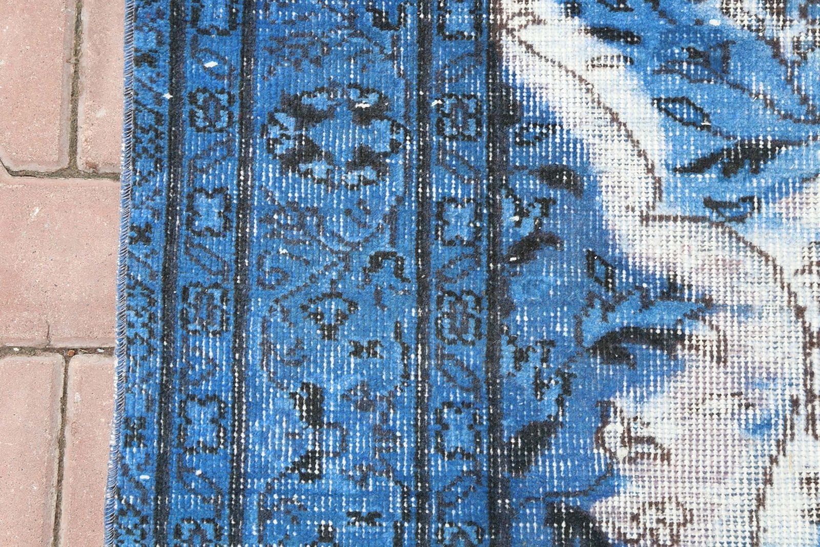 Modern Art, Vintage Rug, Blue, Turkish Rug, Oushak Rug, Area Rug, Blue Rug, Turkey Rug, Home Decor, Carpet, Oriental Rug, Wool Rug photo 456.0