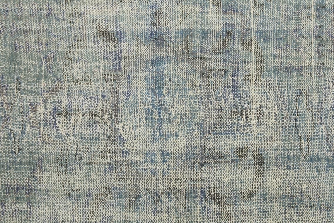 7.1x10.4, Turkish Vintage Area Rug, Oushak Wool Rug, Room Decor, Floral, Living Room Rug, Distressed, Faded Blue, Beige Light Blue Natural photo buy
