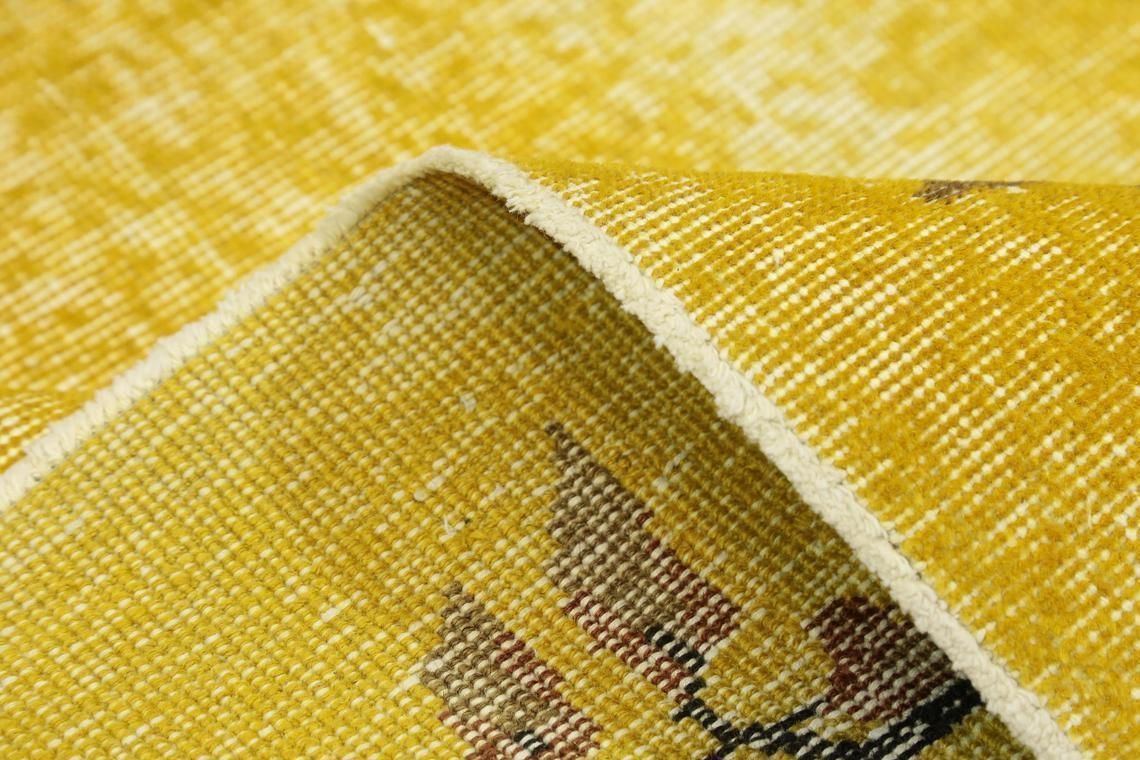 photo for sale Turkish Rug, Vintage Area Rug, Yellow Floral Living Room Rug, Modern, Turkey Rug, Rugs, Oushak Rug, Wool Rug, Handmade, Rare