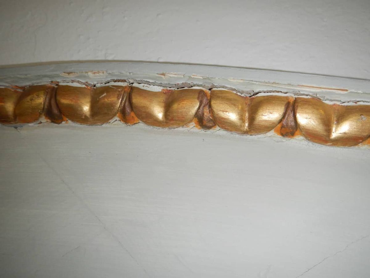 1007.76 Structure Lacquered With Gold Torciglione, Italy, 1920s photo