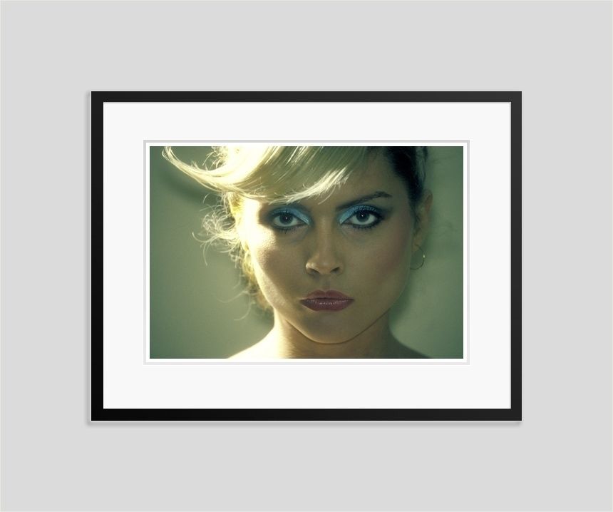 ' Blondie Close Up ' 1978 By Martyn Goddard Giclée Print Framed In Black
