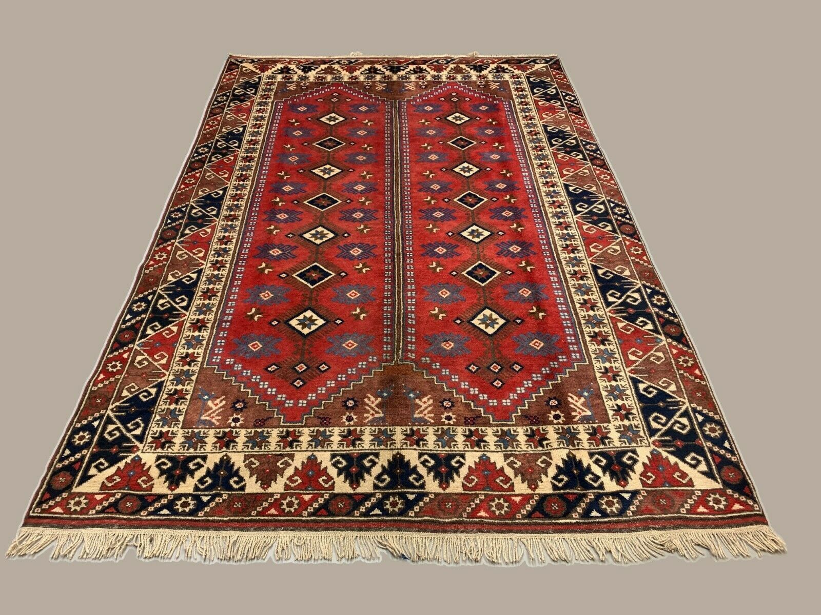 Turkish Tribal Rug 300x200 Cm Turkish Carpet Red Large photo for sale