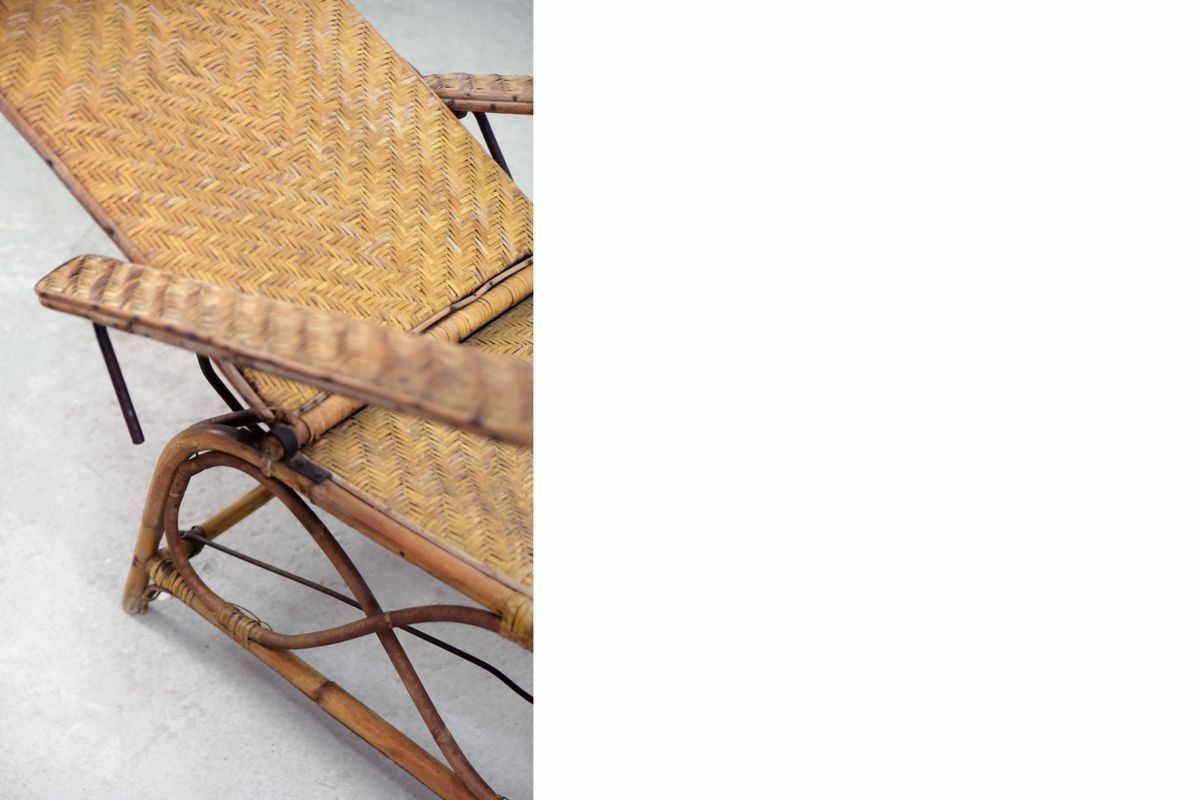 Vintage Bauhaus Rattan Chair With Ottoman By Erich Dieckmann, 1930s, Set Of 2 photo buy