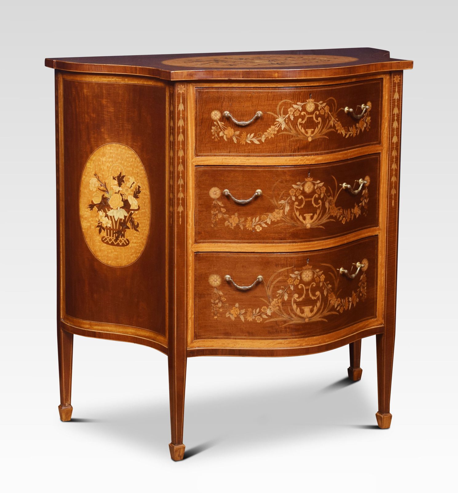 Edwards And Roberts Serpentine Chest Of Drawers photo furniture