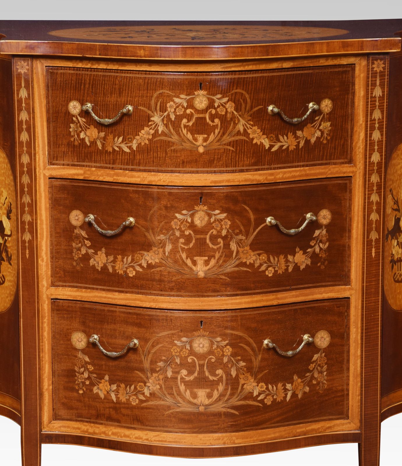 Edwards And Roberts Serpentine Chest Of Drawers photo 10500.0