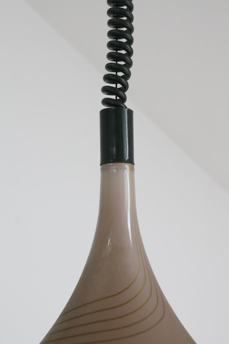 Vintage Trumpet Pendant Lamp From Meblo, 1970s photo 288.0