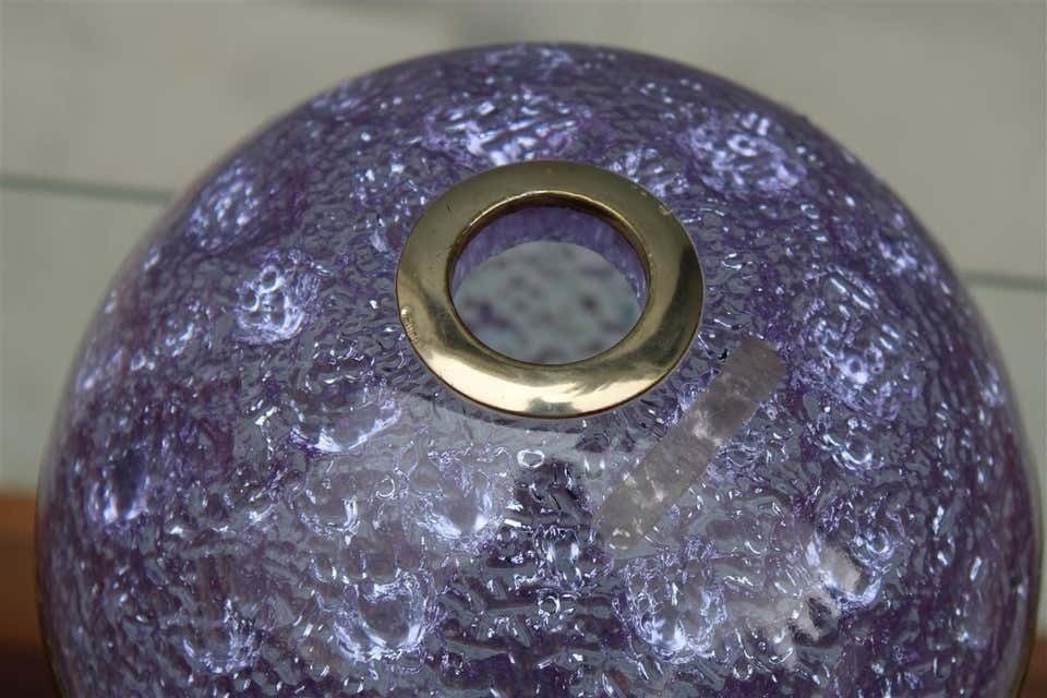 Ball Vase Italian Design Wisteria Taddei 1970s Silver Applications photo vinterior