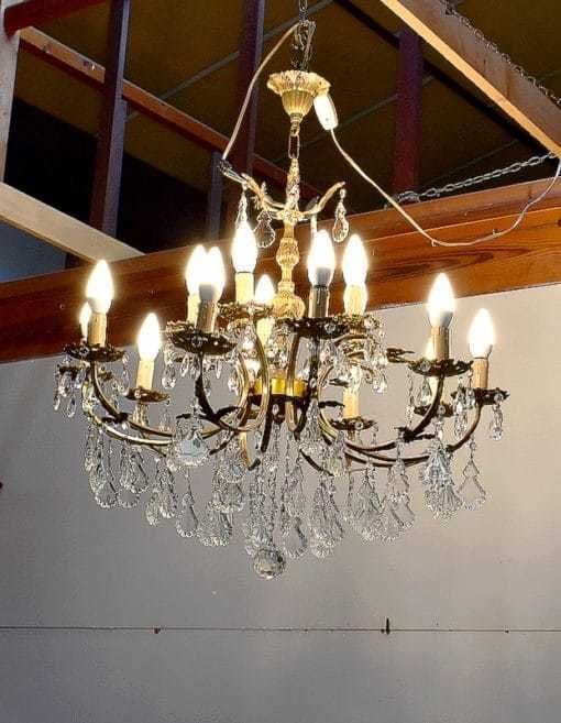 Crystal Chandelier   Mid 20th photo vinterior