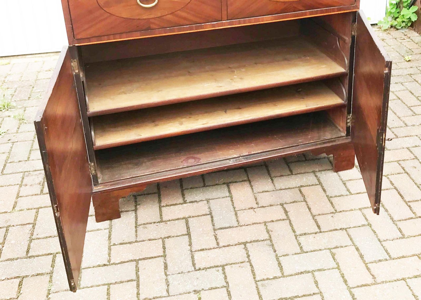 Georgian 18th Century Mahogany Secretaire Cupboard (England, Circa 1770) photo 3950.0