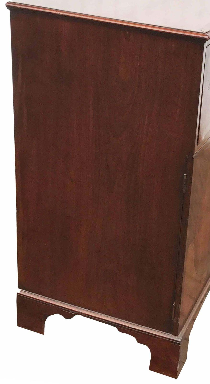 Georgian 18th Century Mahogany Secretaire Cupboard (England, Circa 1770) photo vinterior