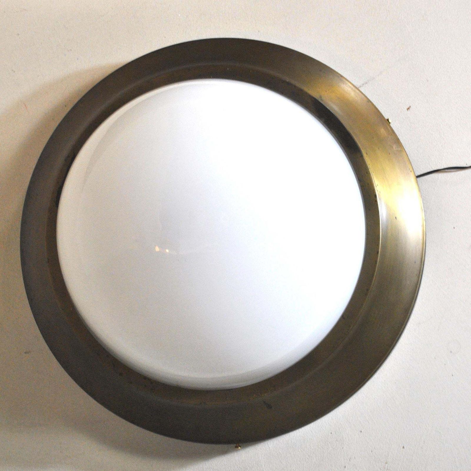 Caccia Dominioni Pier Luigi Italian Mid Century Wall Light In Brass 1960s photo vinterior
