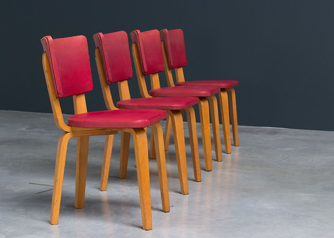 Cor Alons 4 Dining Chair Multiplex Plywood 1950