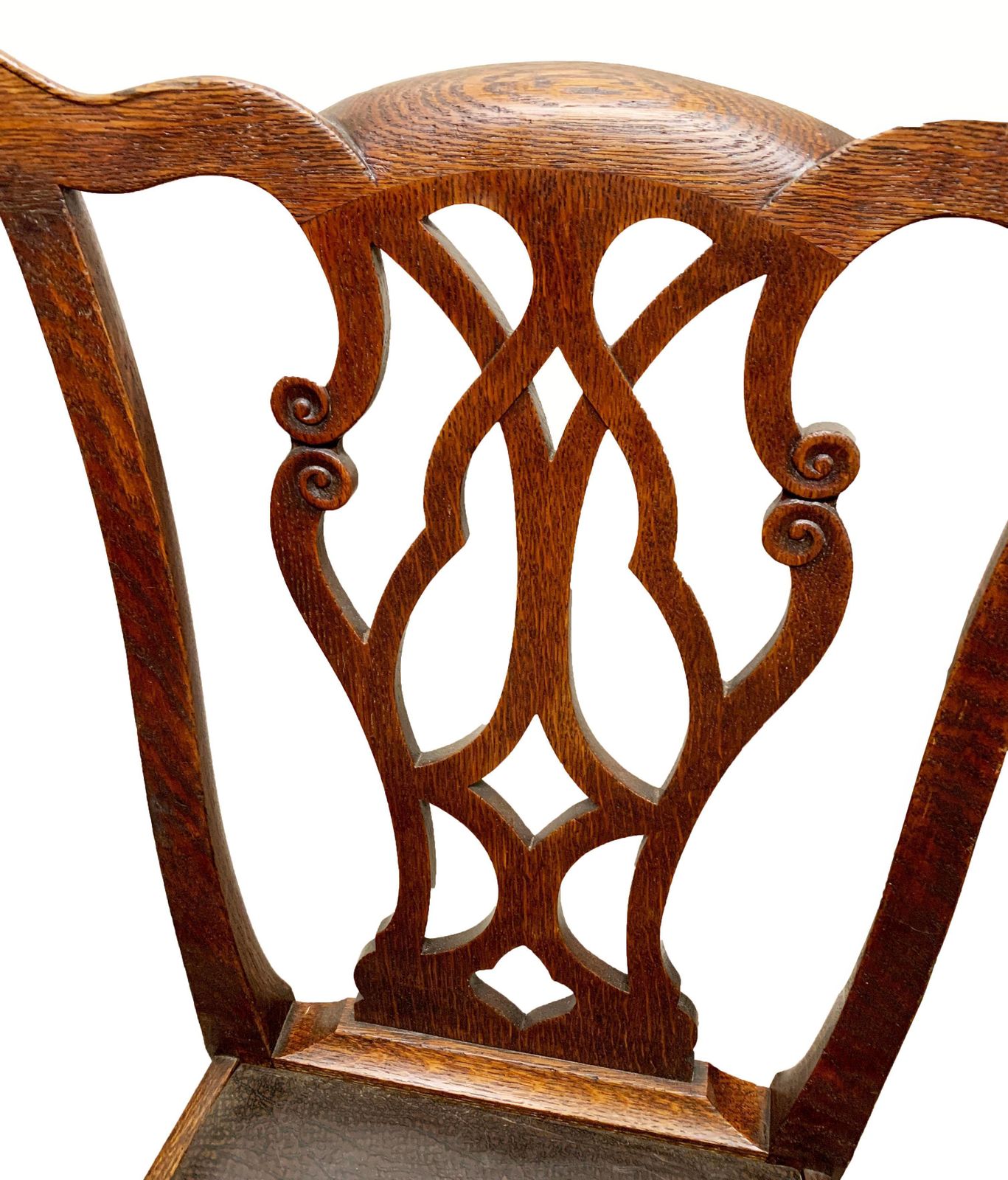 19th Century Antique Oak Hepplewhite Style Childs Chair (England, Circa 1880) photo furniture