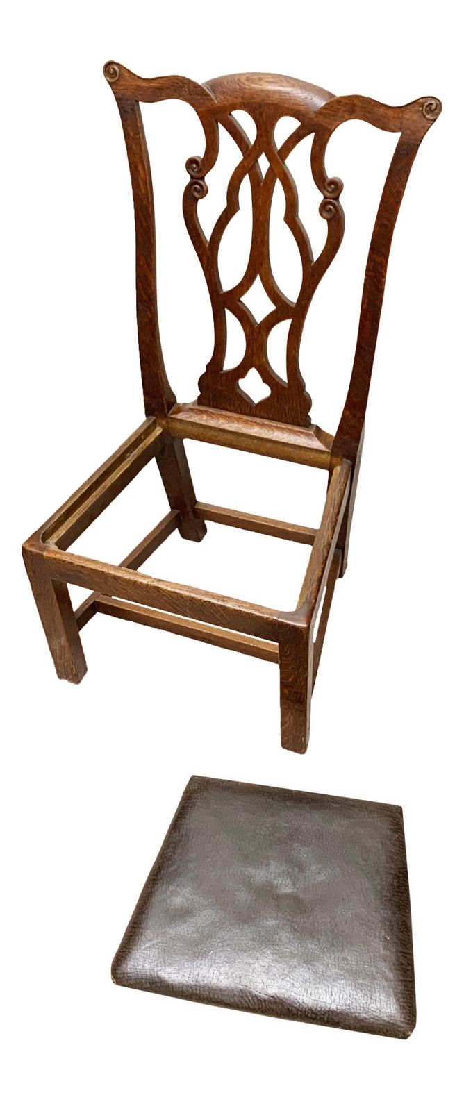 19th Century Antique Oak Hepplewhite Style Childs Chair (England, Circa 1880) photo 895.0