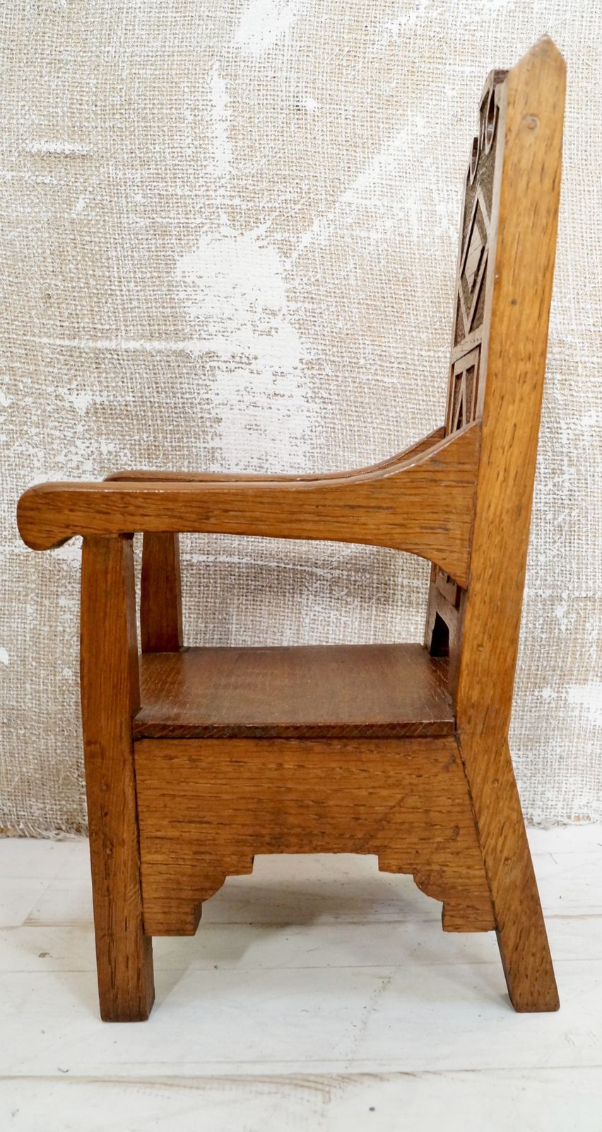 Miniature Oak Apprentice Chair photo vintage