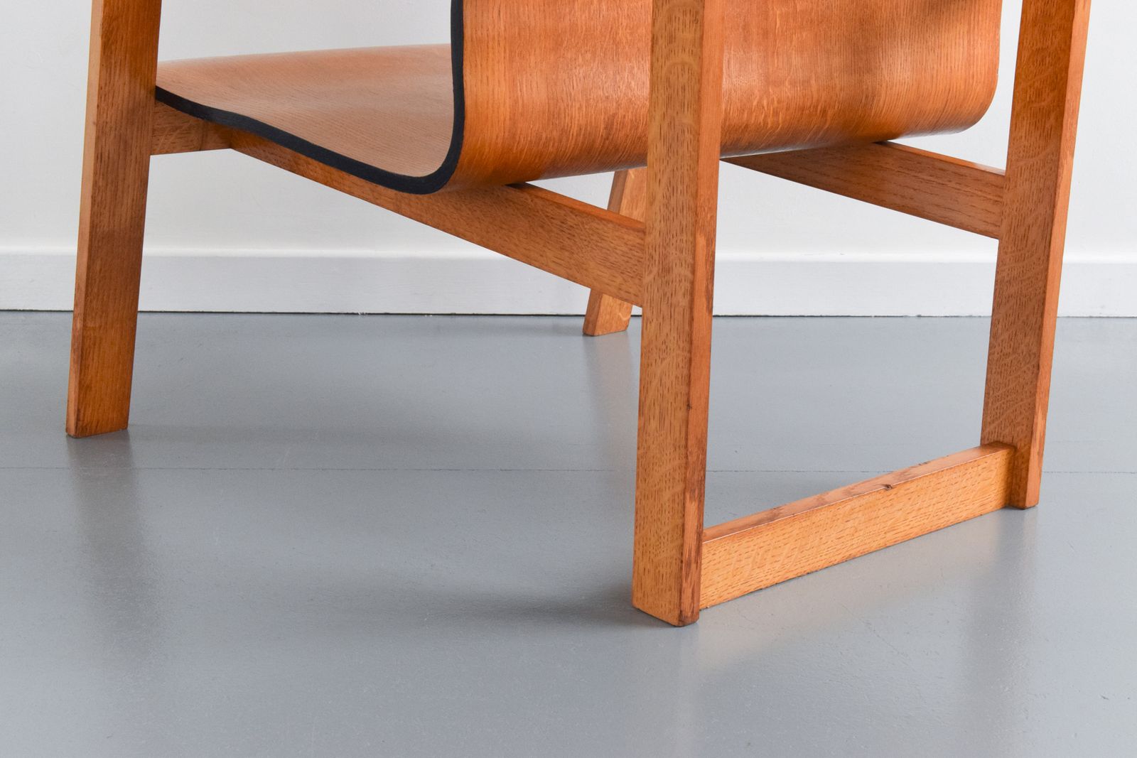 Furniture Vintage Modernist 1930s Bauhaus Style Plywood Chair photo