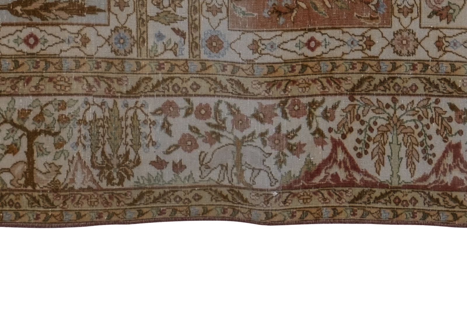 Antique Handmade Samarkand Rug 196 X 294 photo buy