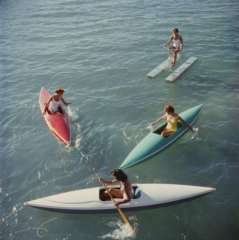 Slim Aarons 'Lake Tahoe Trip' 1959 C Type Print Framed In Black photo furniture