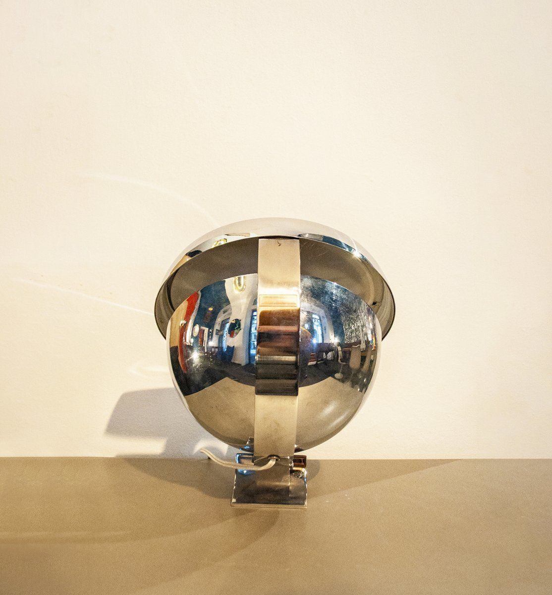 Holografische Tafellamp Model 6p2 Van Paolo Tilche Voor Sirrah, Jaren 1960 photo Verlichting