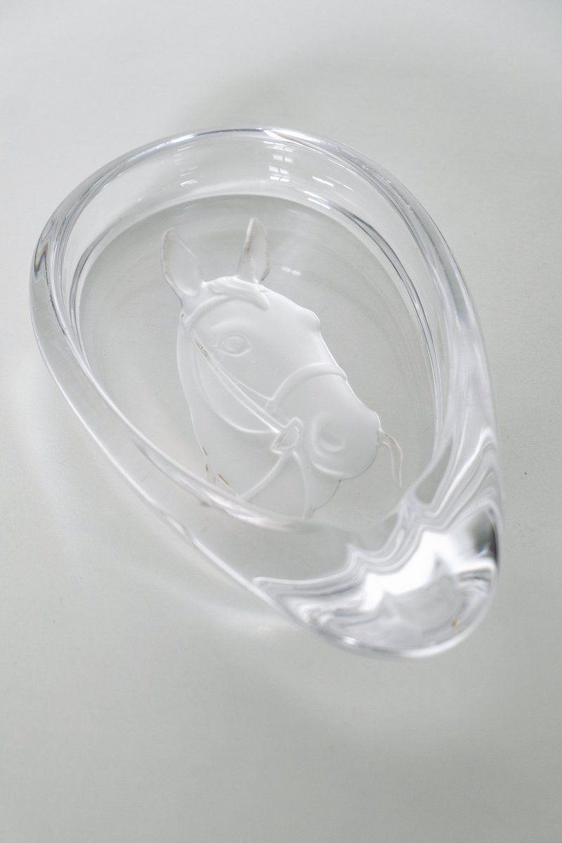 French Crystal Ashtray From Sevres, France photo for sale