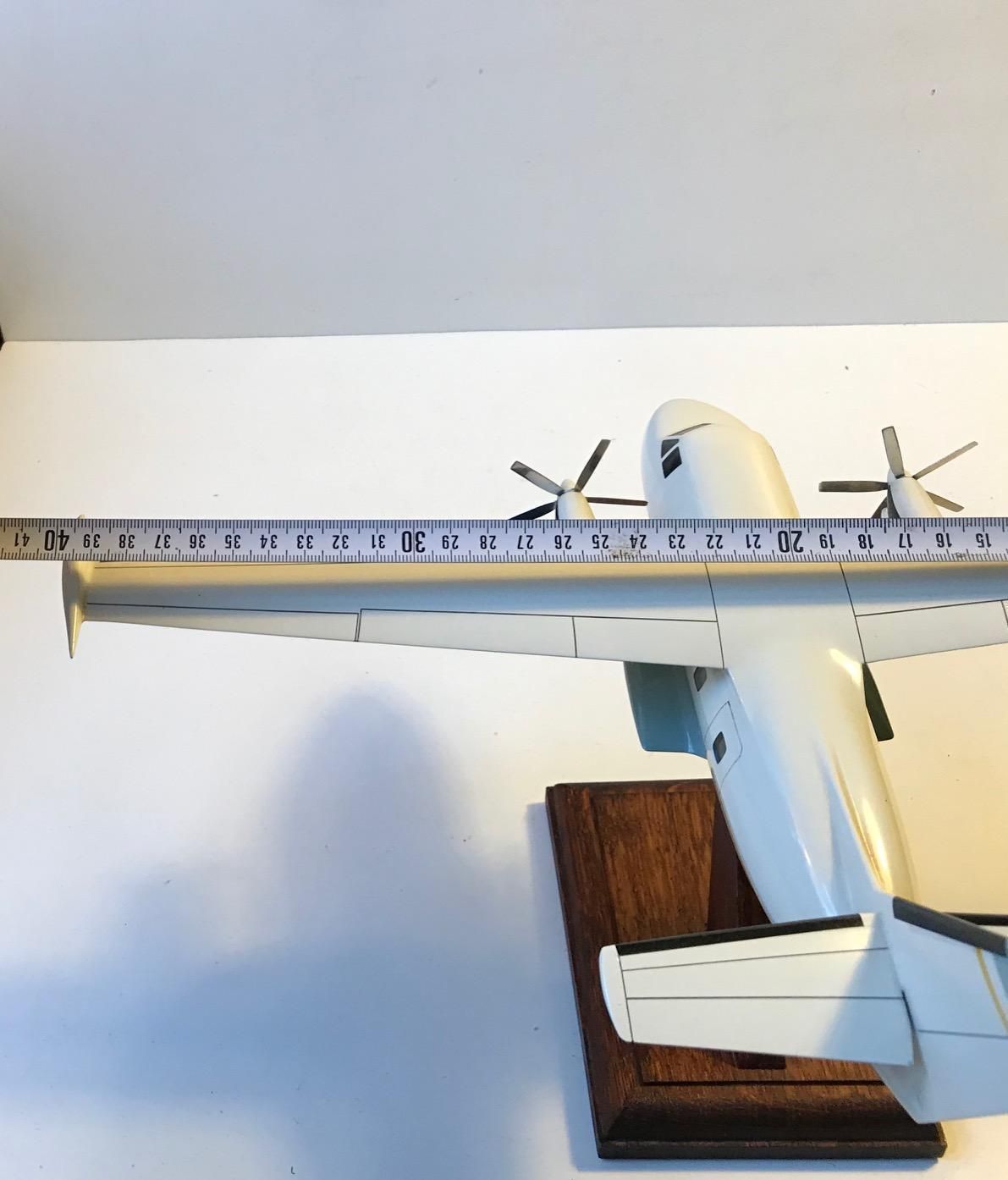 Vintage Desk Model Airplane   Private Jet, Scandinavia 1970s photo buy