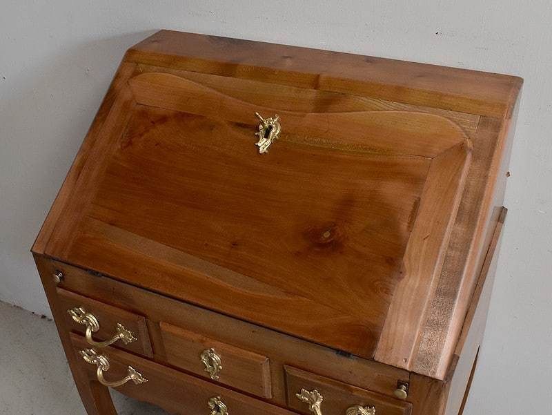Small Cherrywood Sloping Desk, Louis XV Style, Late 19th Century photo vinterior