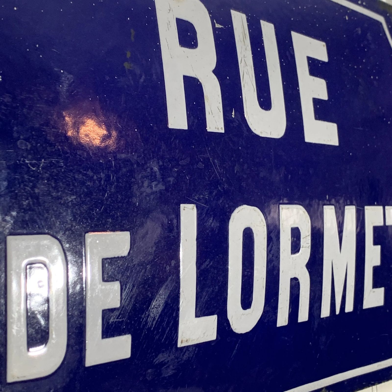 19th Century Enamelled French Street Sign photo 120.0