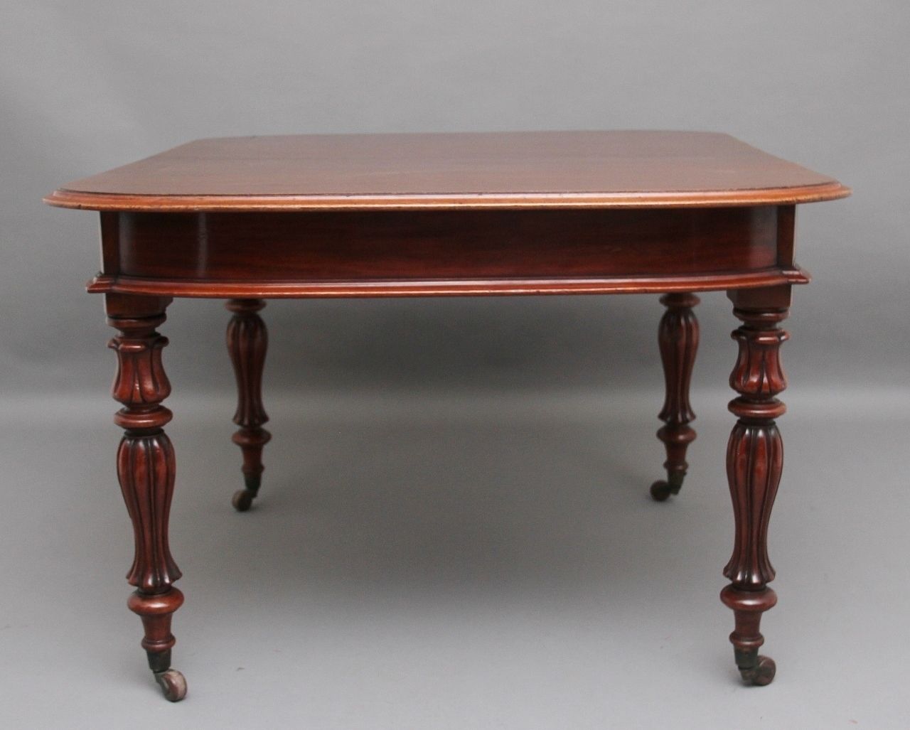 19th Century Mahogany Dining Table photo vintage