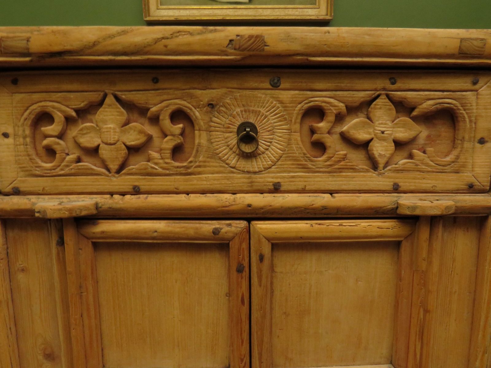 photo furniture Antique Chinese Bleached Elm Altar Cabinet Late Qing Period 19 Th Century Cabinet