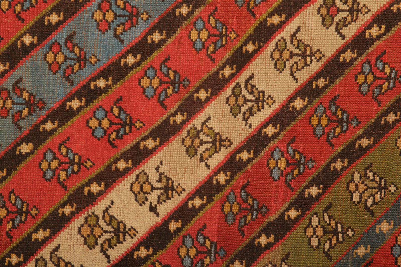 Rare Antique Caucasian Shirvan Rug, Handmade Oriental Carpet  109x279 Cm photo for sale