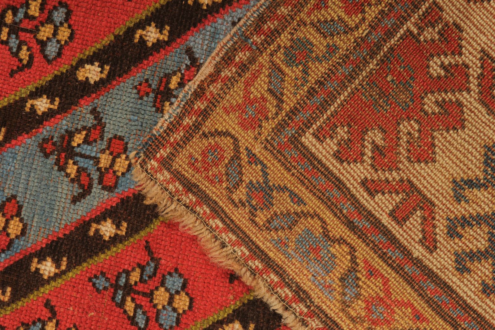 Rare Antique Caucasian Shirvan Rug, Handmade Oriental Carpet  109x279 Cm photo buy