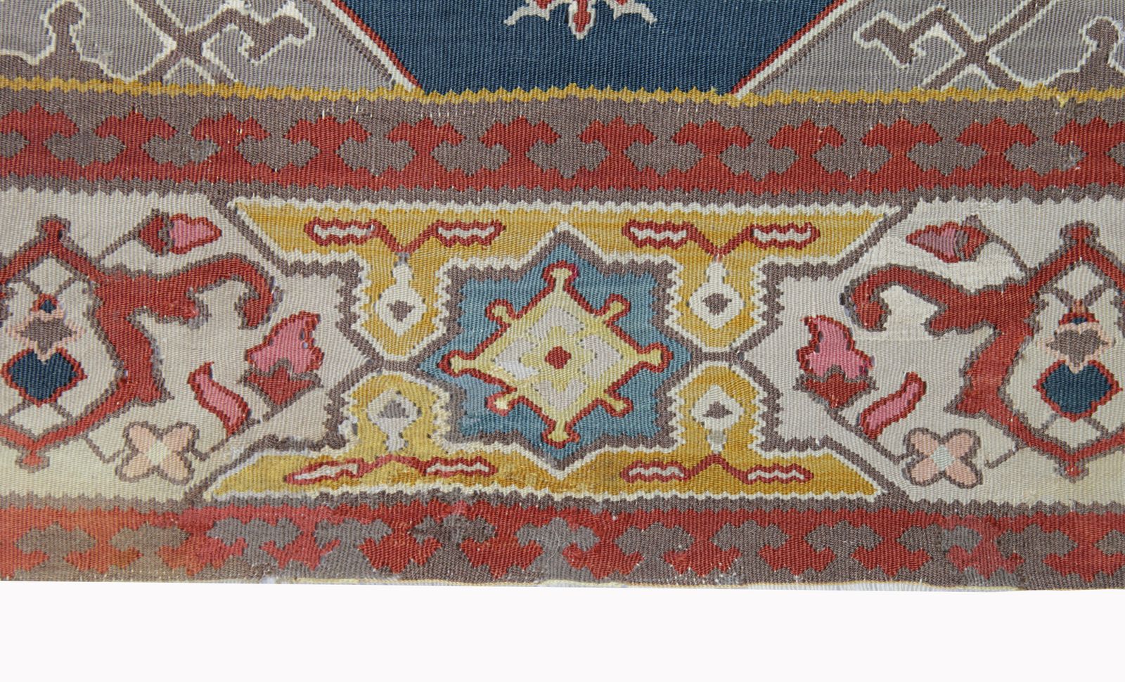 Antique Rugs Blue Carpet Serbian Square Kilims Handwoven Wool Rug 153 X 162 Cm photo furniture